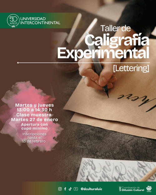 Caligrafía lettering