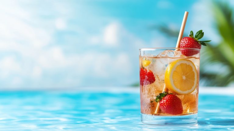 Bebida para vacaciones