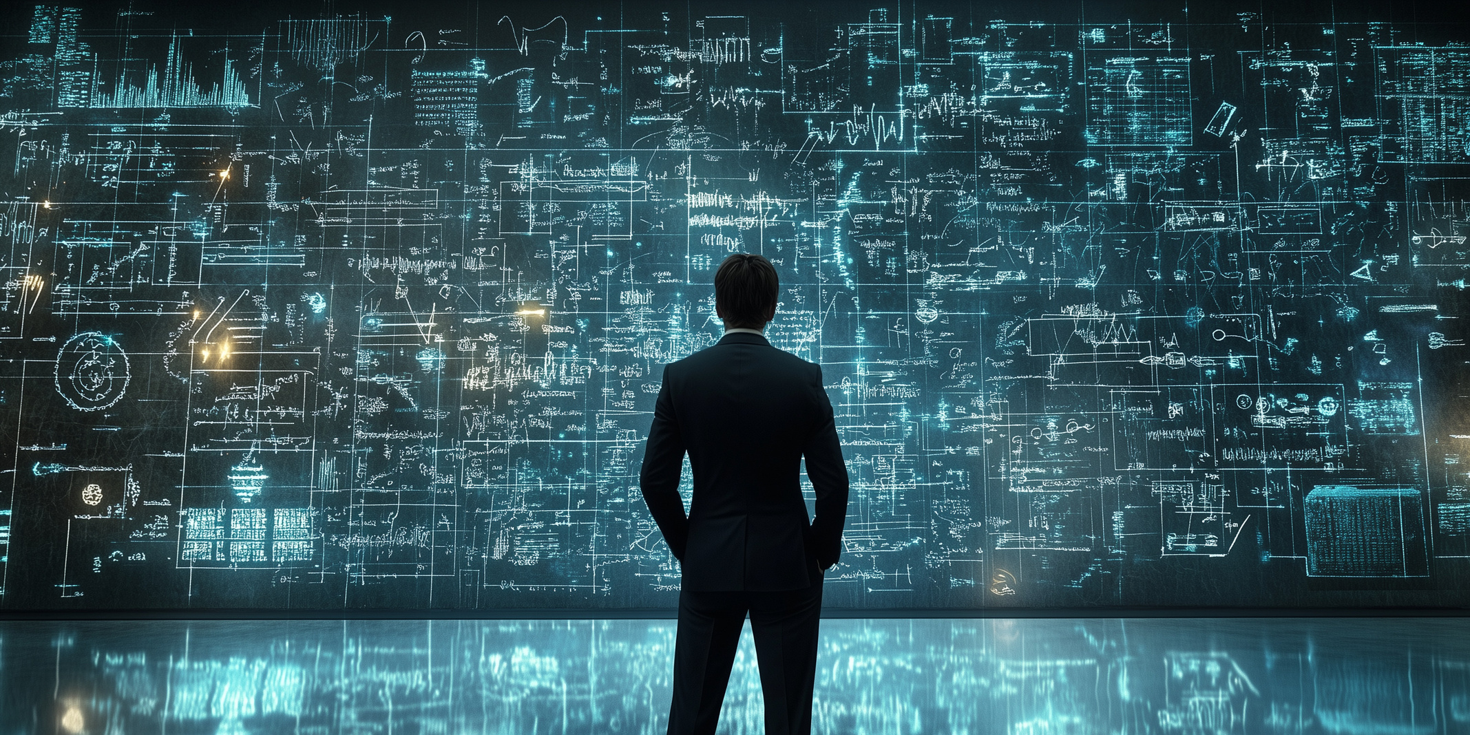 CEO usando inteligencia artificial para decisiones estratégicas en 2025
