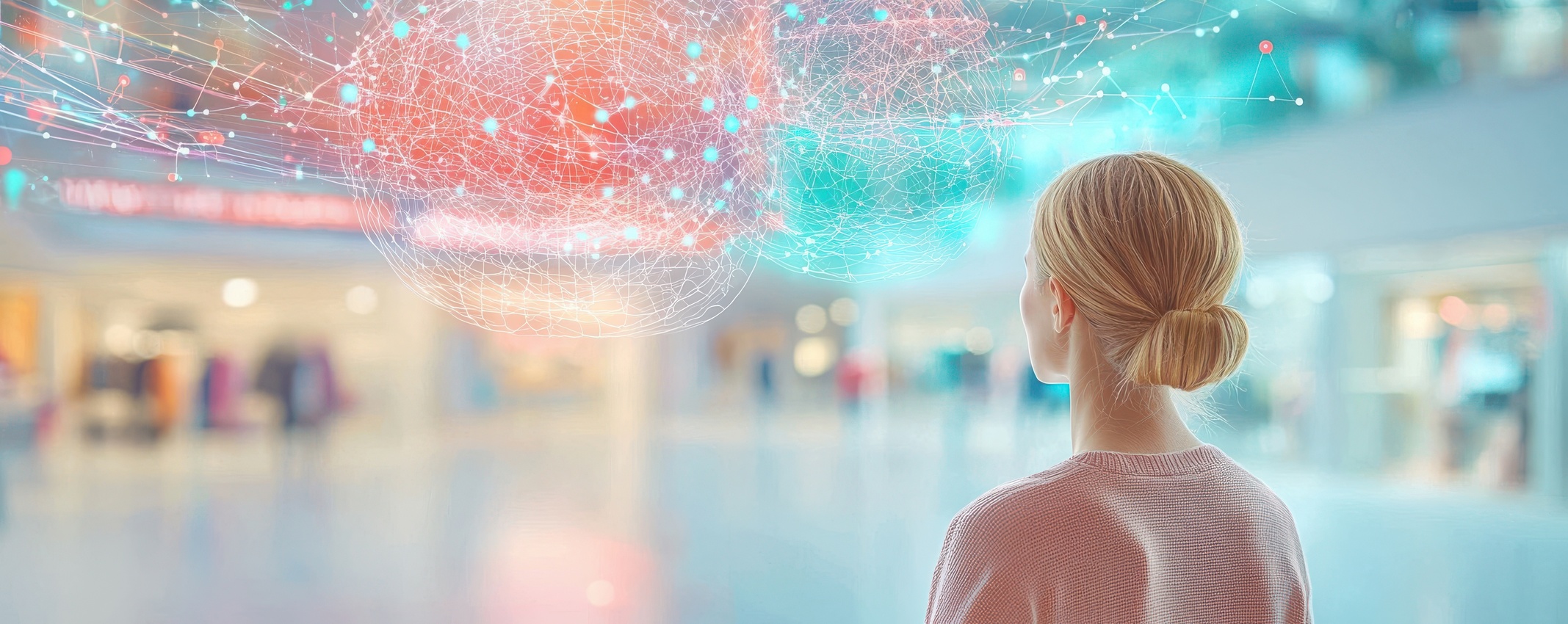 Consumidor influenciado por estímulos sensoriales y emocionales en su decisión de compra gracias al neuromarketing.