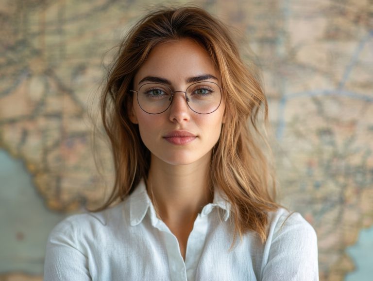 Joven mujer liderando turismo multicultural en destino sostenible