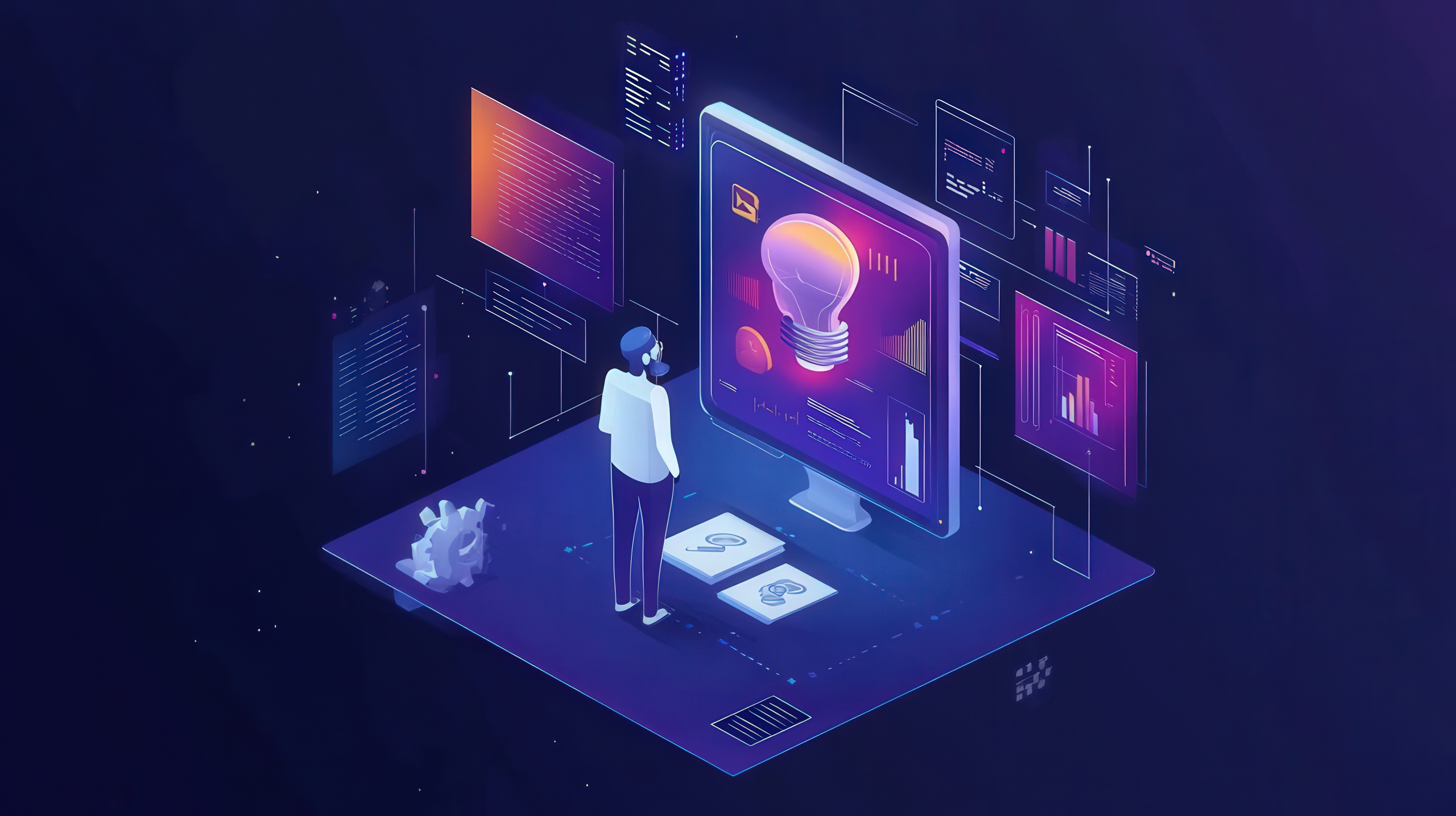 Estrategia de mercadotecnia digital analizada por equipo en oficina moderna