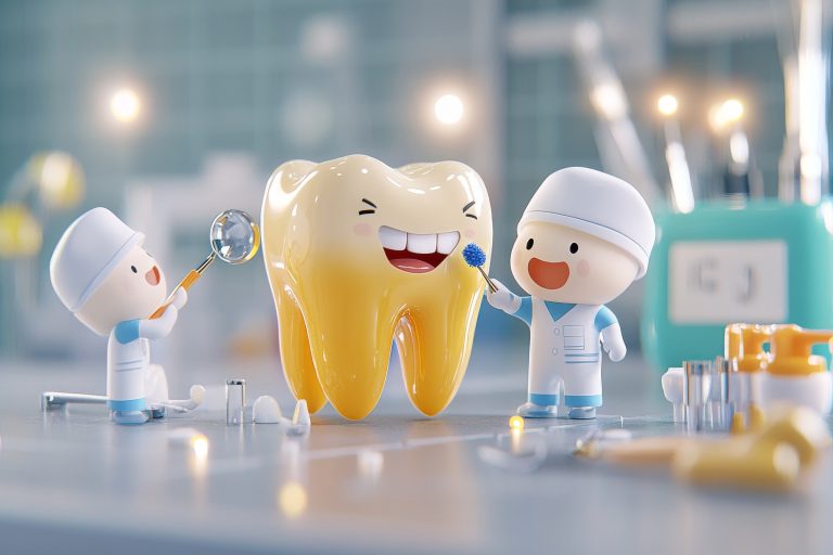 Dentista realizando revisión dental antes de cirugía para prevenir infecciones y complicaciones.