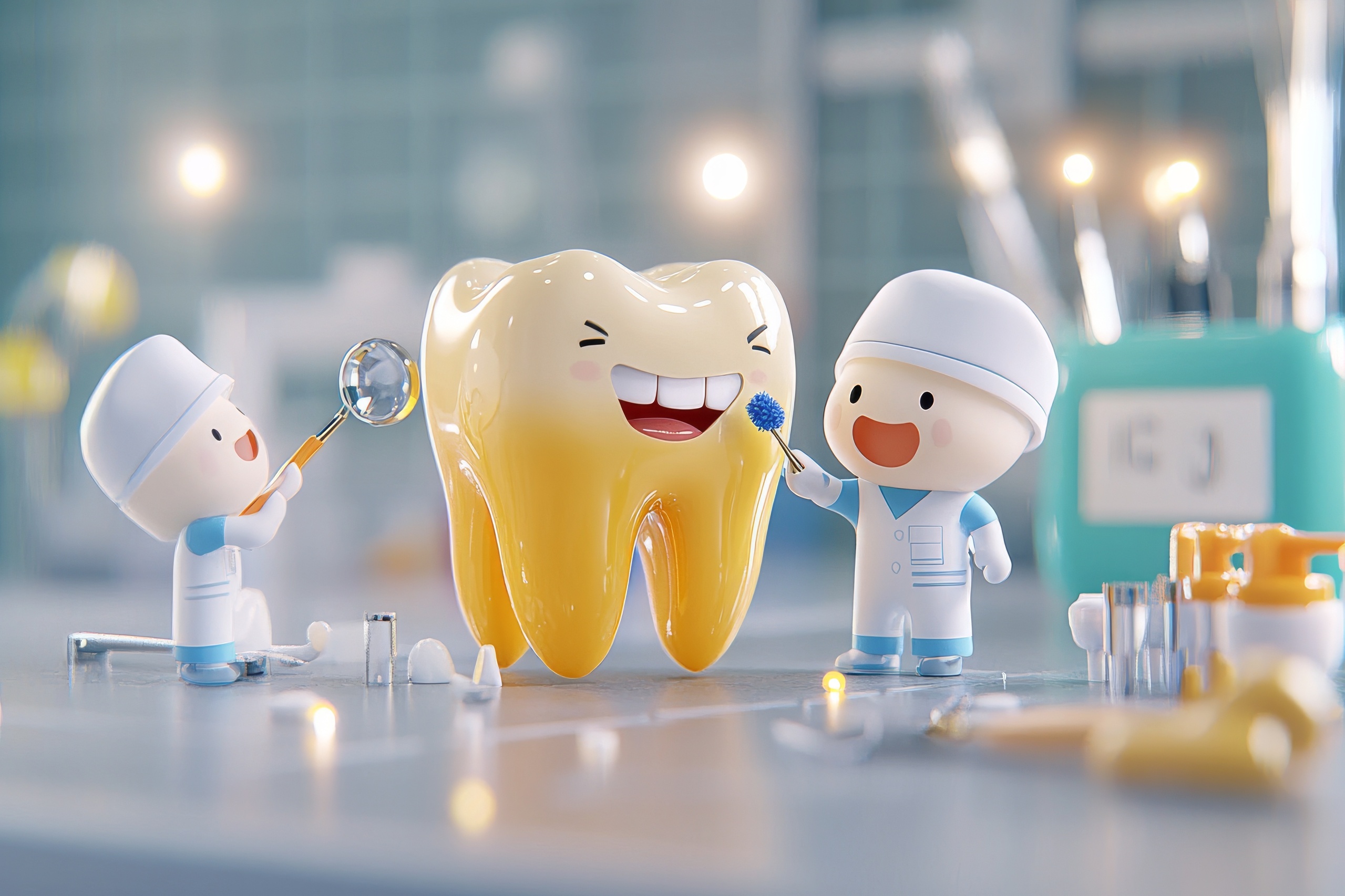 Dentista realizando revisión dental antes de cirugía para prevenir infecciones y complicaciones.