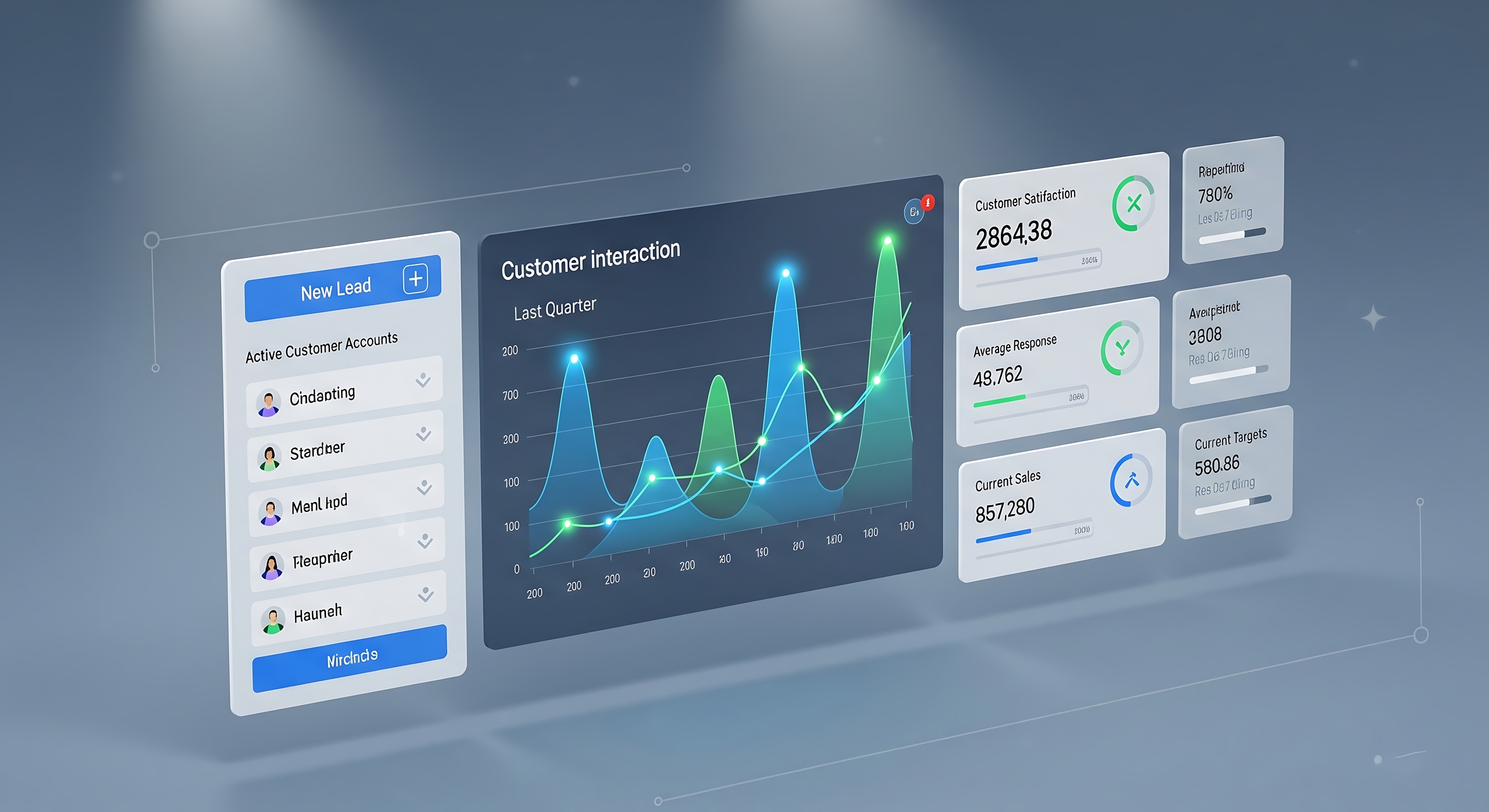 Usuario interactuando con una app de e-commerce mientras el sistema CRM personaliza su experiencia de compra