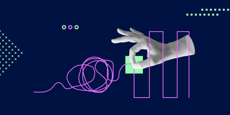 Tendencias actuales en diseño gráfico: colores vibrantes, tipografía personalizada, y movimiento dinámico para crear experiencias visuales impactantes