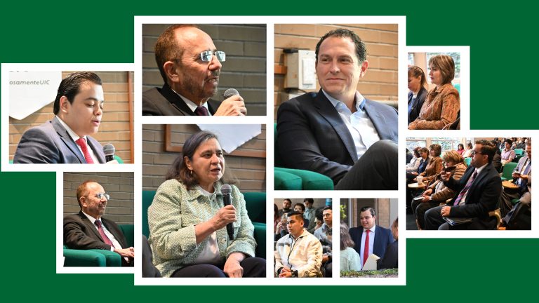 Foro universitario sobre tráfico de armas de fuego y análisis jurídico en México.