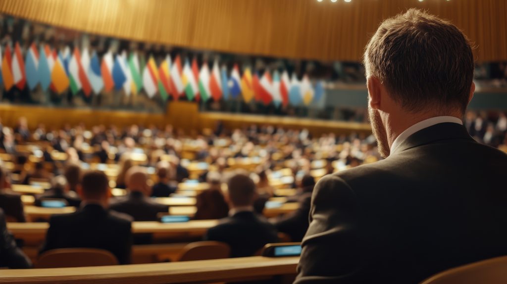 agenda internacional y debate sobre orden mundial.