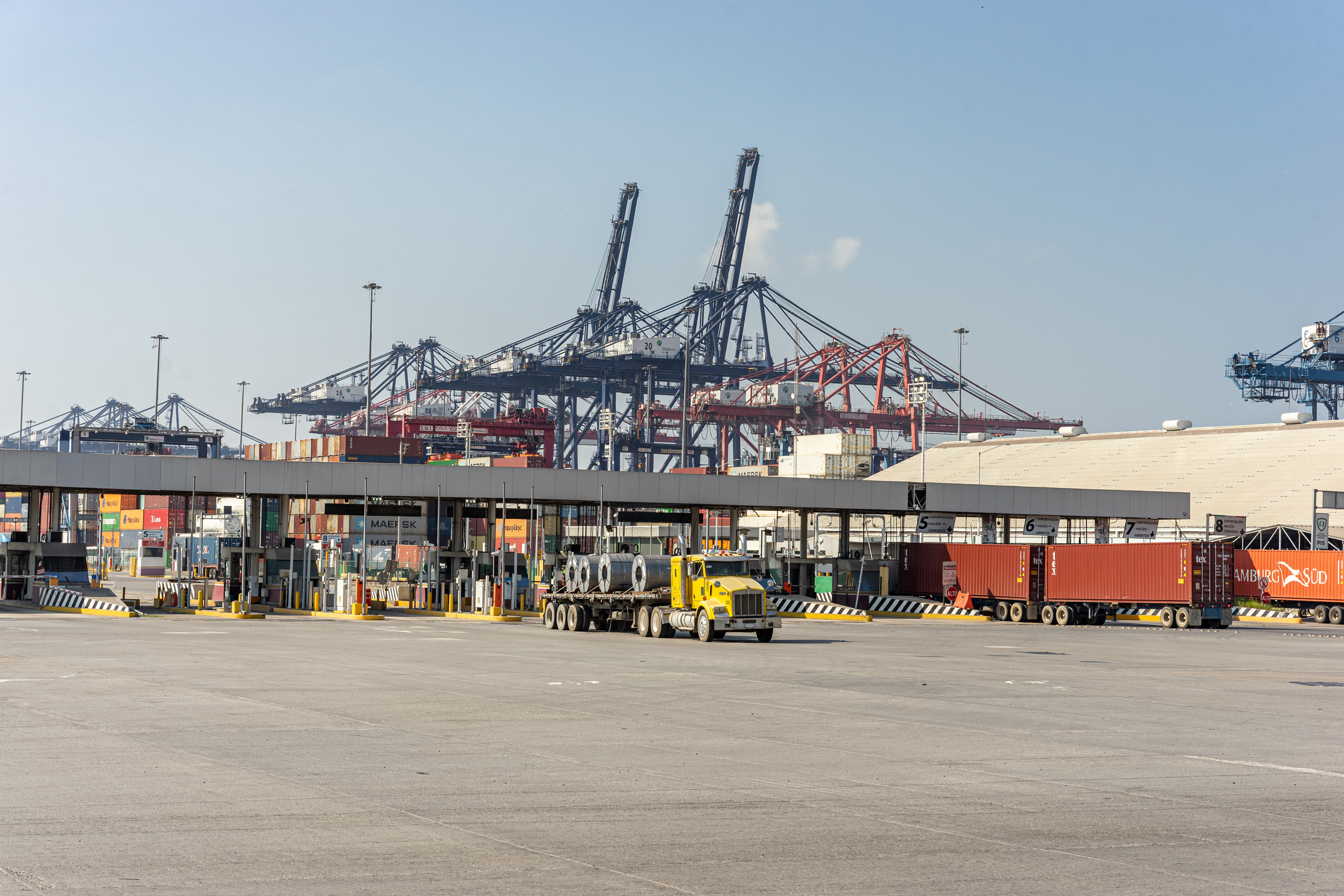 Infraestructura logística en México utilizada para operaciones de nearshoring