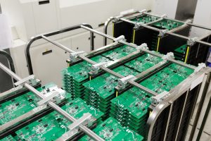 Línea de producción de equipos electrónicos para exportación en México