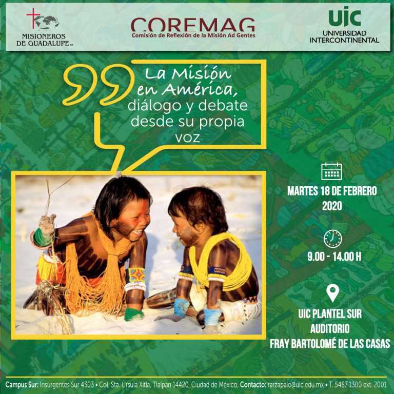 Se presentará el evento La Misión en América: diálogo y debate desde su propia voz