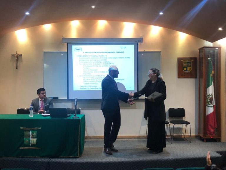 Conferencia sobre defensa laboral