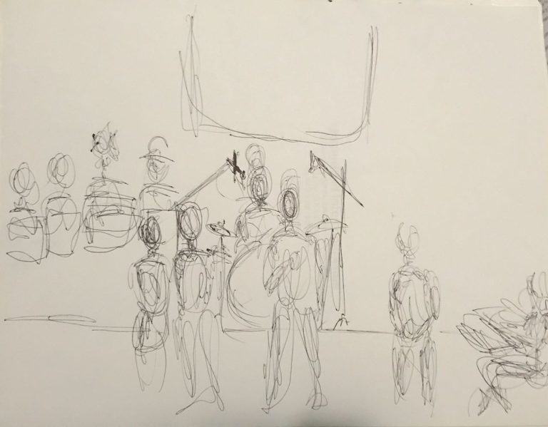 Práctica de estudiantes de Dibujo de Invención