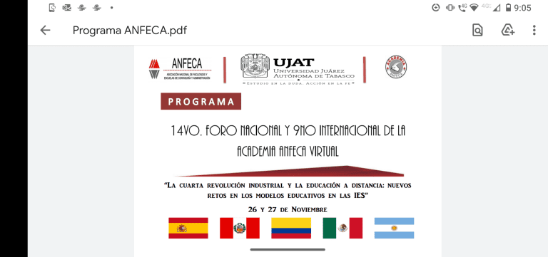 Participación de académicos de la División de Negocios UIC en foro Internacional ANFECA