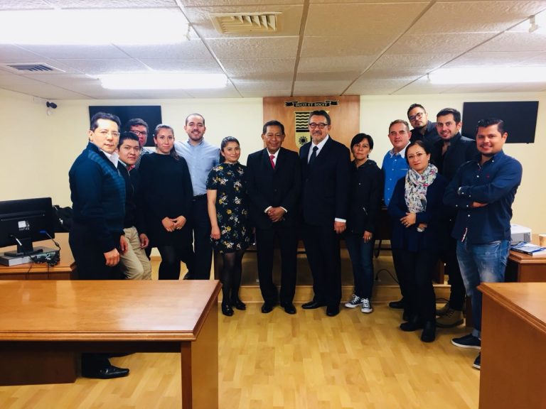 Audiencia con estudiantes de la UIC del Diplomado en Juicios Orales en materia Civil y Mercantil