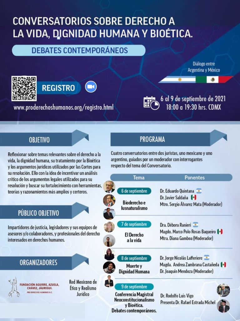 Conversatorios sobre derecho a la vida