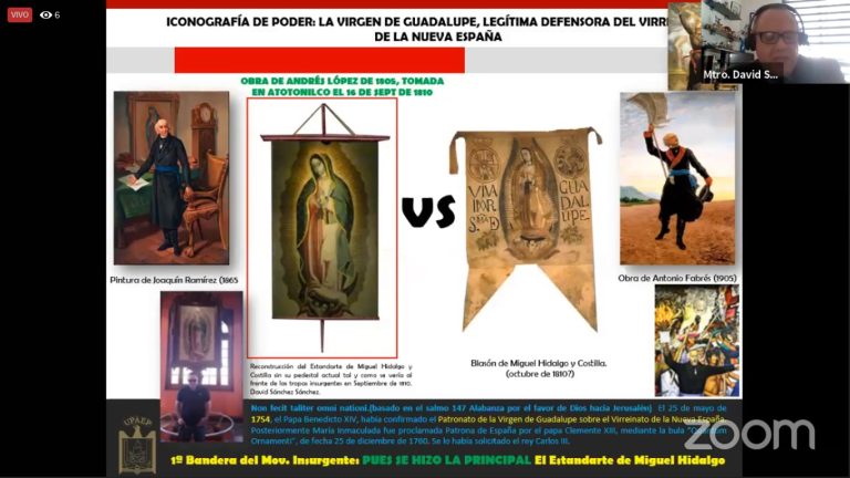 Iconografía del poder: la Virgen de Guadalupe en la Independencia (webinar del Coleg)