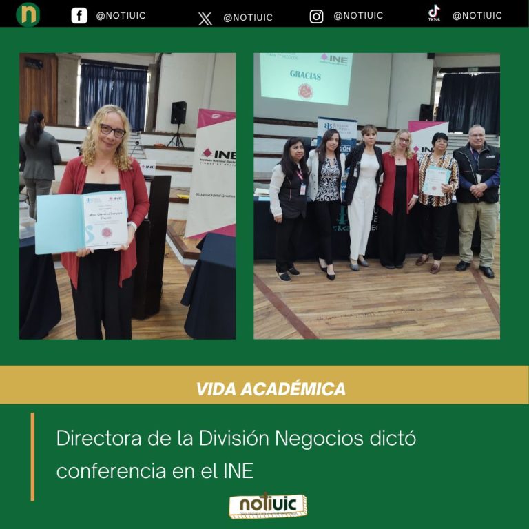 Directora de la División Negocios dictó conferencia en el INE