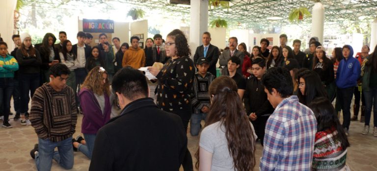 Muestra Pedagógica de Bachillerato 2019 con el tema de los migrantes