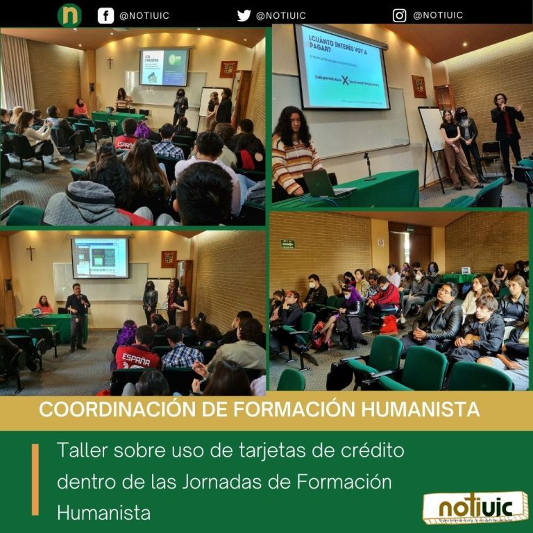 Taller sobre uso de tarjetas de crédito dentro de las Jornadas de Formación Humanista