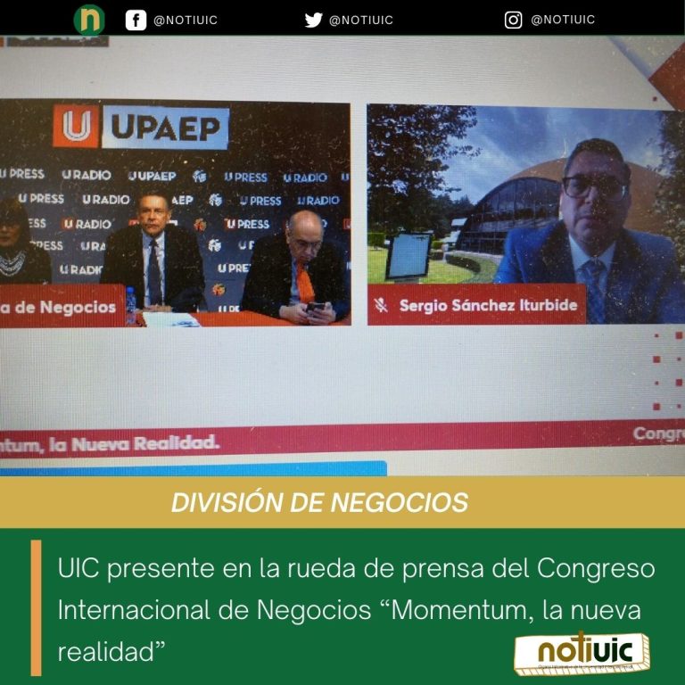 UIC presente en la rueda de prensa del Congreso Internacional de Negocios “Momentum