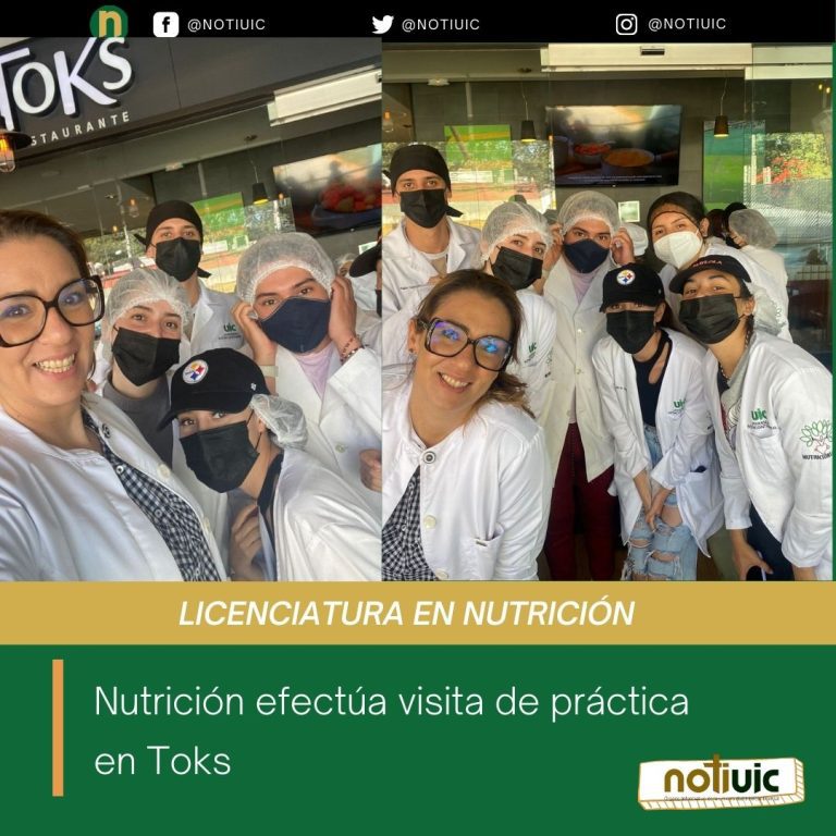 Nutrición efectúa visita de práctica en Toks