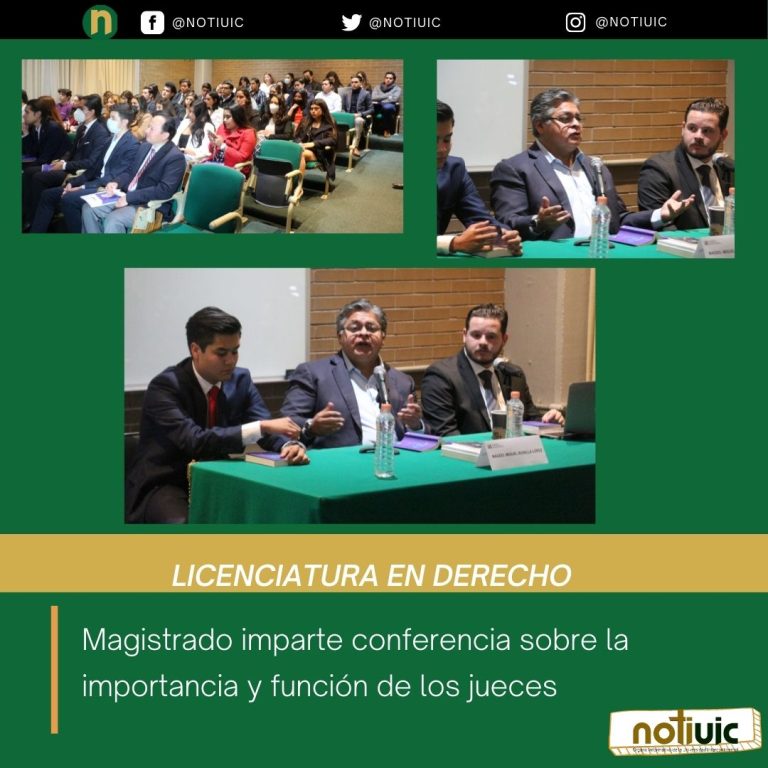 Magistrado imparte conferencia sobre la importancia y función de los jueces