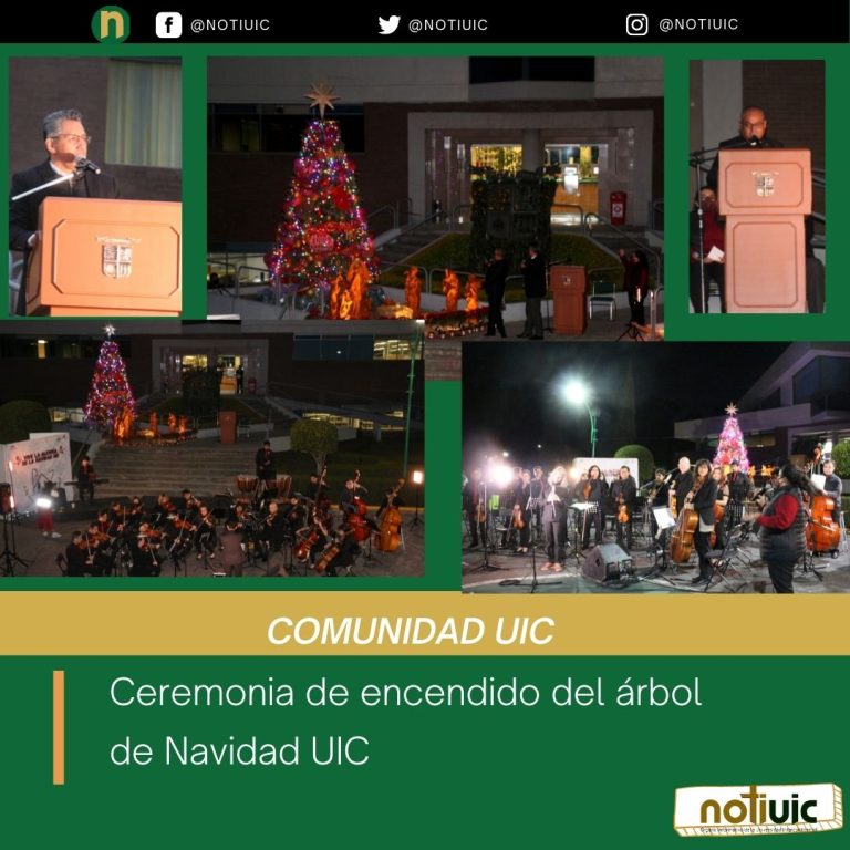 Ceremonia de encendido del árbol de Navidad UIC
