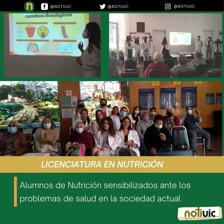 Alumnos de Nutrición sensibilizados ante los problemas de salud en la sociedad actual