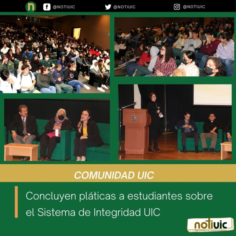 Concluyen pláticas a estudiantes sobre el Sistema de Integridad UIC