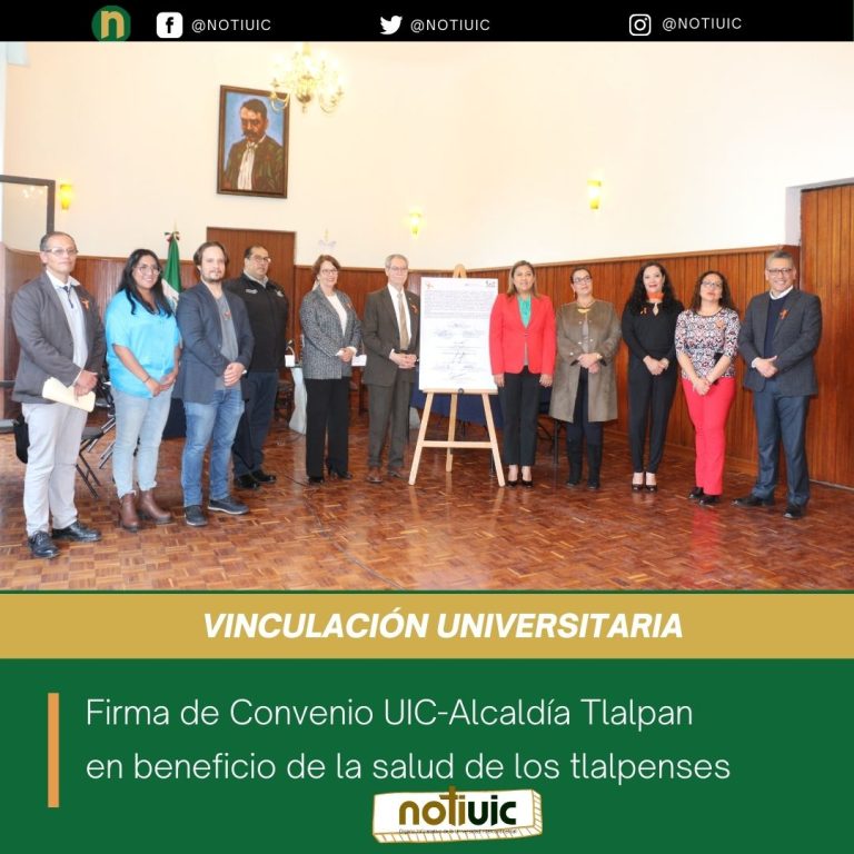 Firma de Convenio UIC-Alcaldía Tlalpan en beneficio de la salud de los tlalpenses