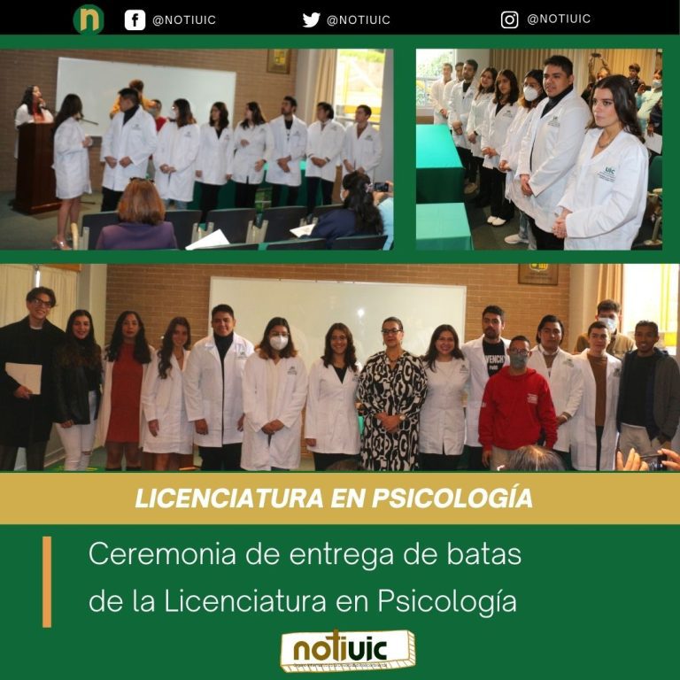 Ceremonia de entrega de batas de la Licenciatura en Psicología