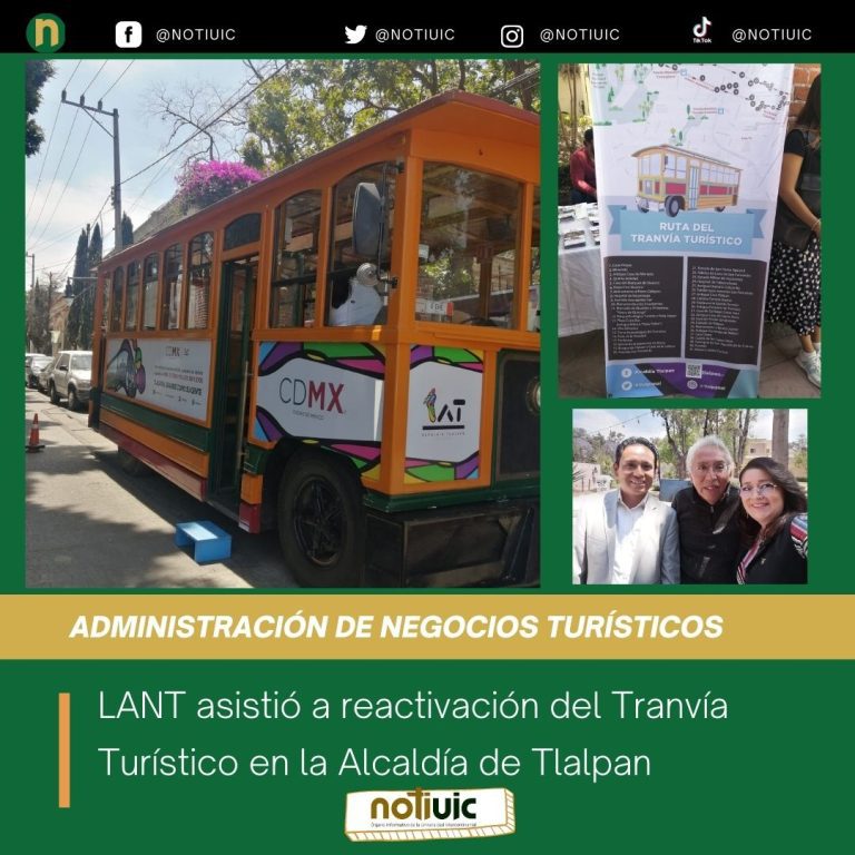 LANT asistió a reactivación del Tranvía Turístico en la Alcaldía de Tlalpan