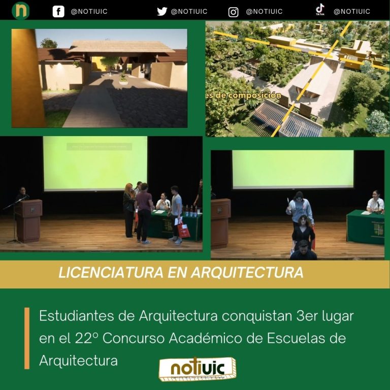 Estudiantes de Arquitectura conquistan 3er lugar en el 22º Concurso Académico de Escuelas de Arquitectura