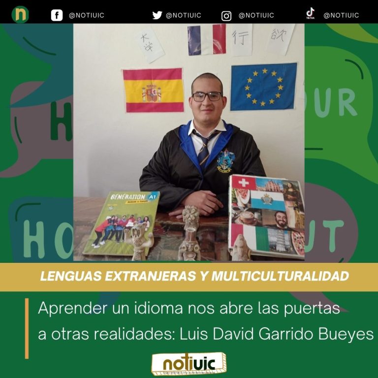 Aprender un idioma nos abre las puertas a otras realidades: Luis David Garrido Bueyes