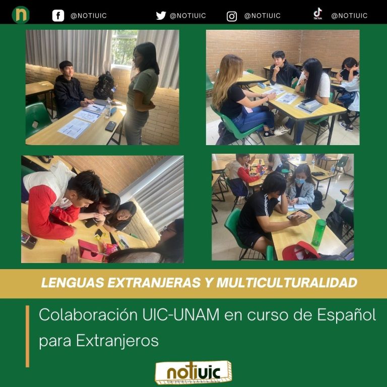 Colaboración UIC-UNAM en curso de Español para Extranjeros