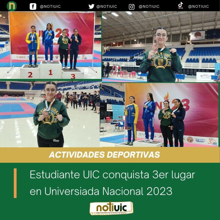 Estudiante UIC conquista 3er lugar en Universiada Nacional 2023