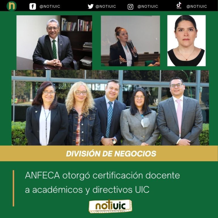 ANFECA otorgó certificación docente a académicos y directivos UIC
