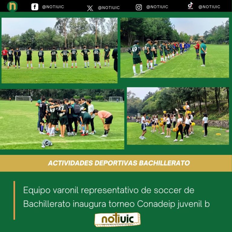 Equipo varonil representativo de soccer de Bachillerato inaugura torneo Conadeip juvenil b