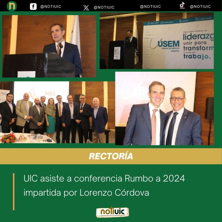 UIC asiste a conferencia Rumbo a 2024 impartida por Lorenzo Córdova