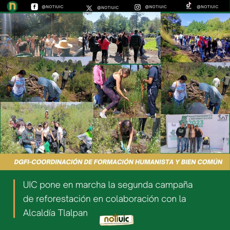 UIC pone en marcha la segunda campaña de reforestación en colaboración con la Alcaldía Tlalpan