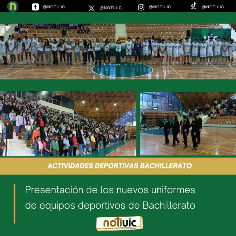 Presentación de los nuevos uniformes de equipos deportivos de Bachillerato