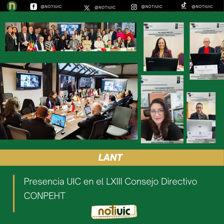 Presencia UIC en el LXIII Consejo Directivo CONPEHT