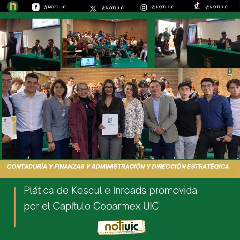 Plática de Kescul e Inroads promovida por el Capítulo Coparmex UIC