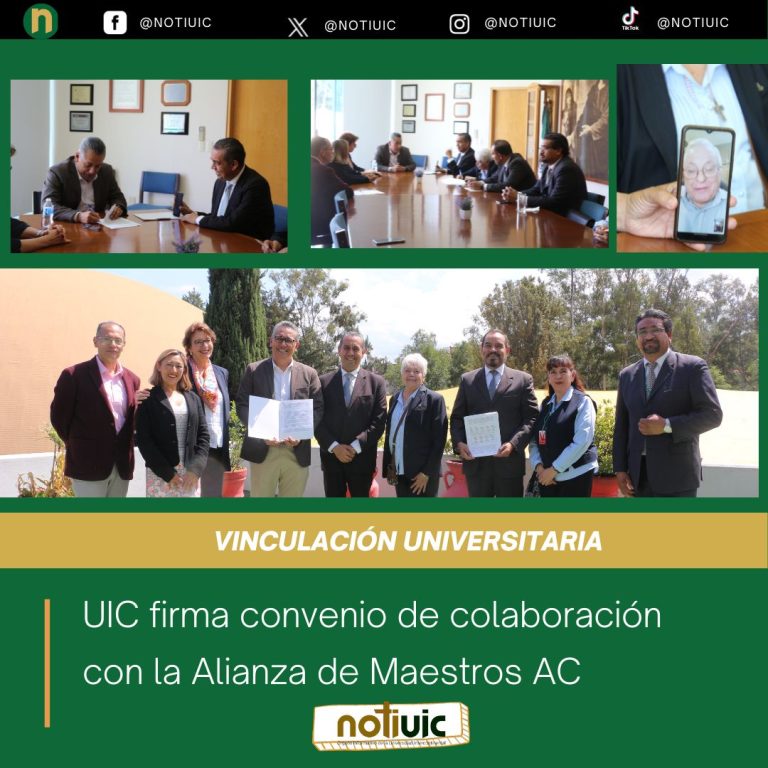 UIC firma convenio de colaboración con la Alianza de Maestros AC