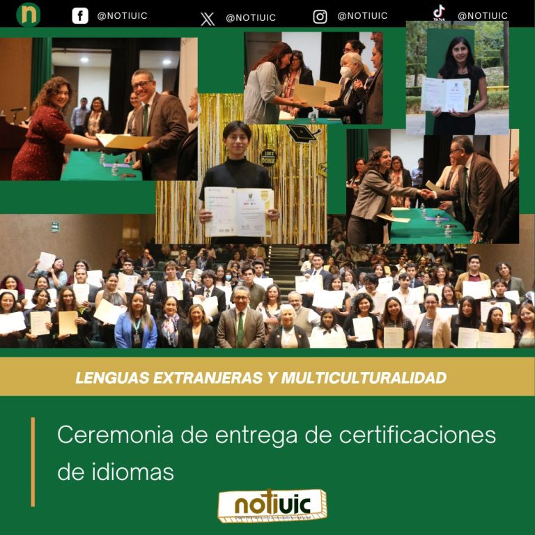 Ceremonia de entrega de certificaciones de idiomas