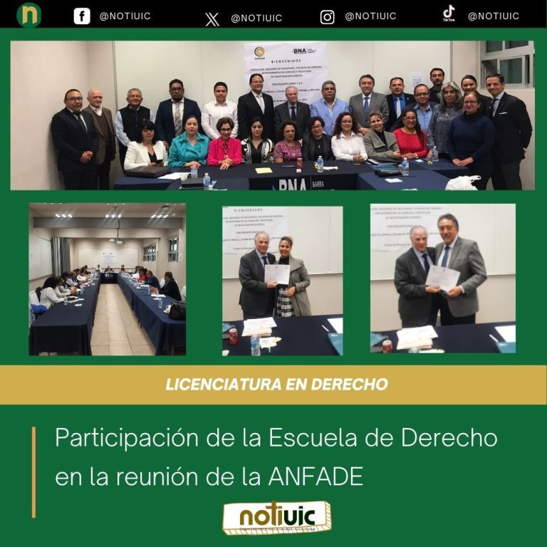 Participación de la Escuela de Derecho en la reunión de la ANFADE