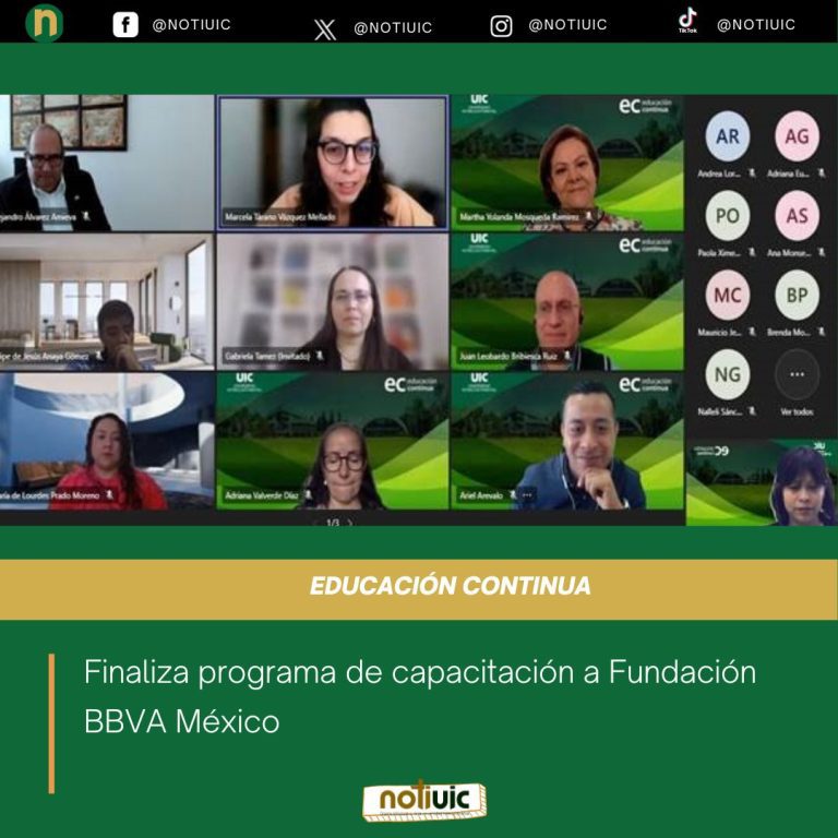 Finaliza programa de capacitación a Fundación BBVA México