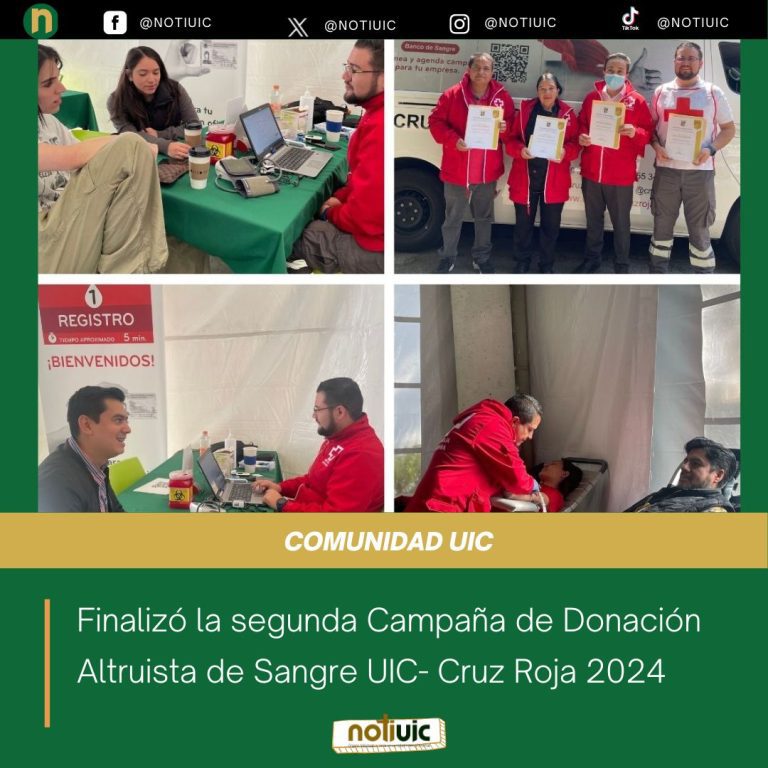 Segunda Campaña de Donación Altruista de Sangre UIC- Cruz Roja 2024