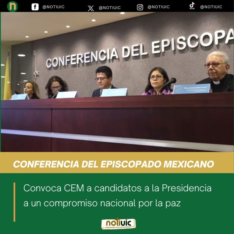Convoca CEM a candidatos a la Presidencia a un compromiso nacional por la paz
